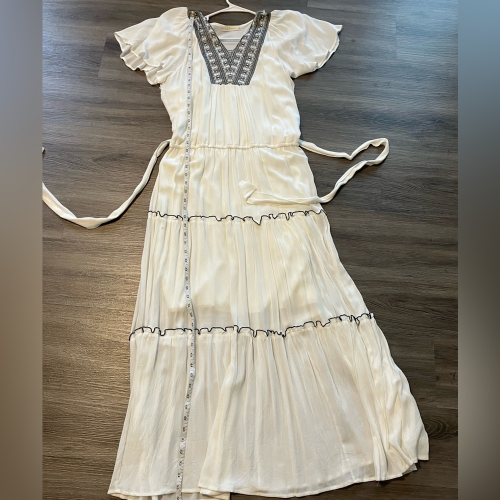 Fair Haven Black and Ivory Maxi Dress size XL